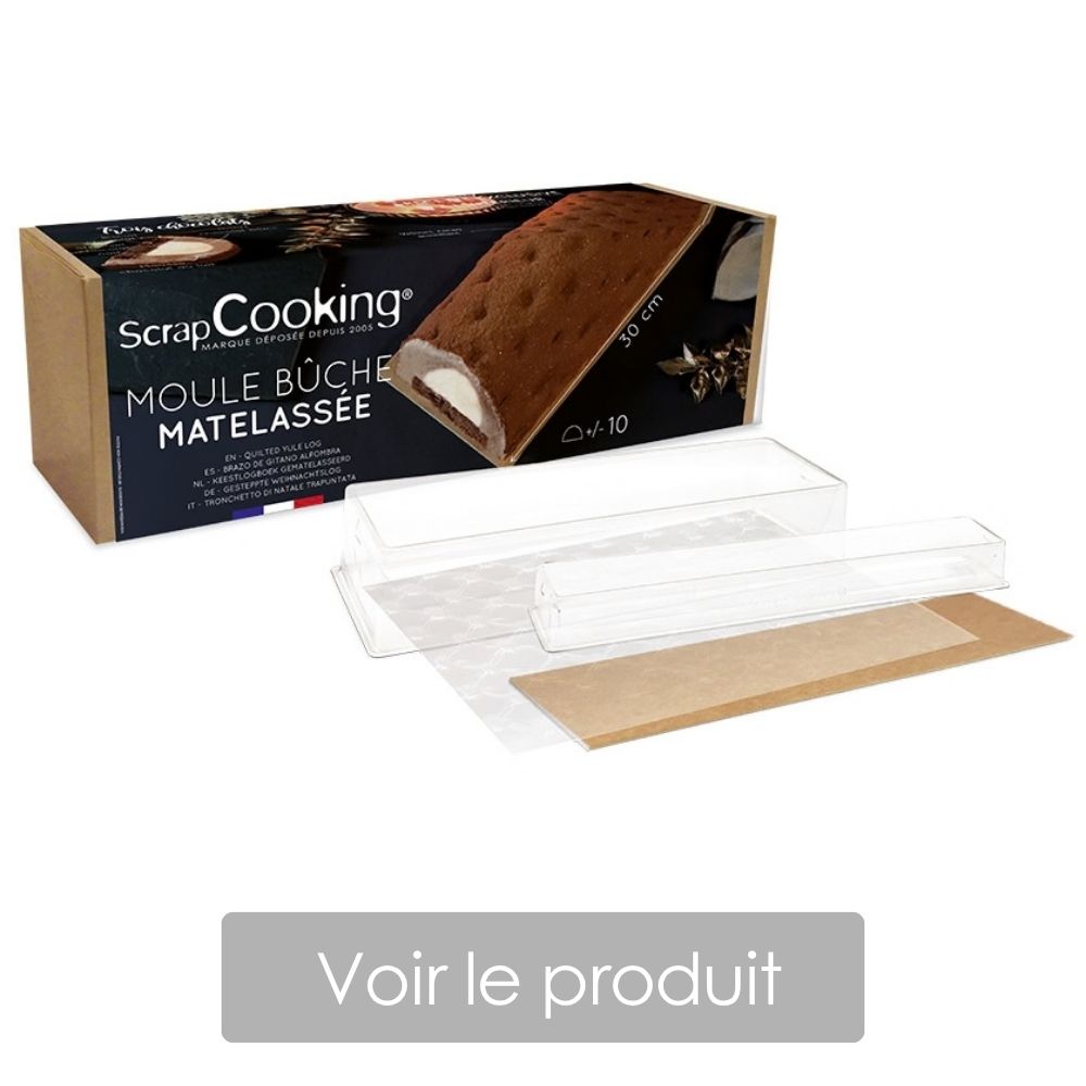 Coffret bûche matelasée - ScrapCooking®